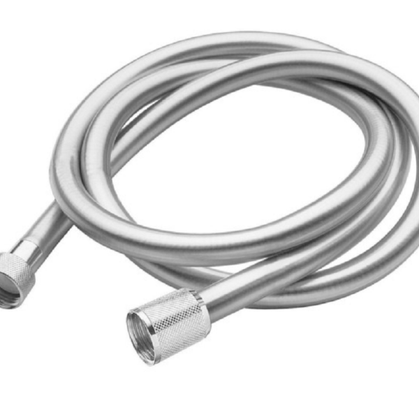 Flessibile Doccia Modello Hidra Styile in Silicone - Metallo Cromo Grigio Metalizzato cm.200 | Feridras